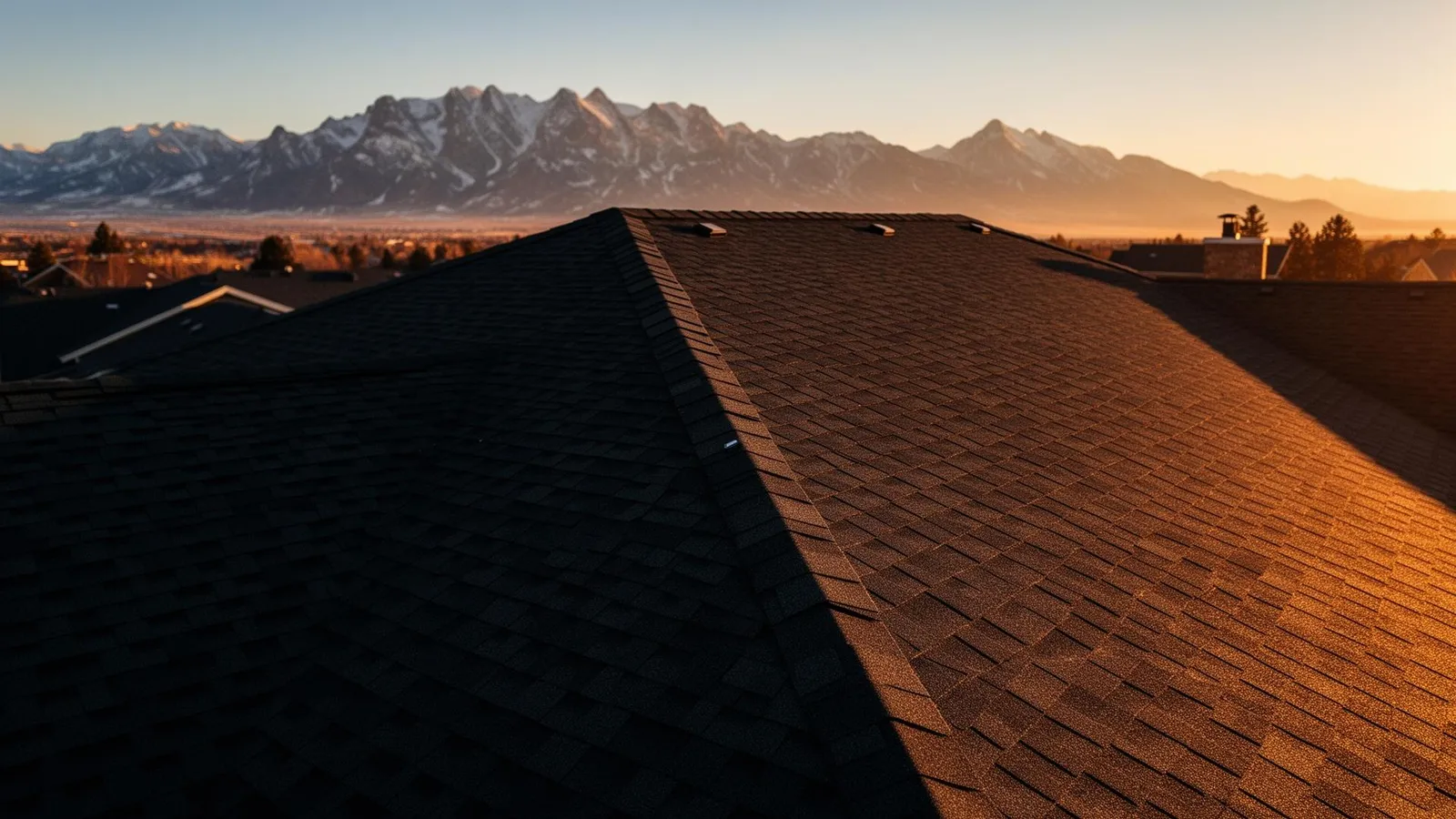 Class 4 impact-resistant shingle roof installed by Gamez Constructors on a residential home, Aurora Colorado, 2026